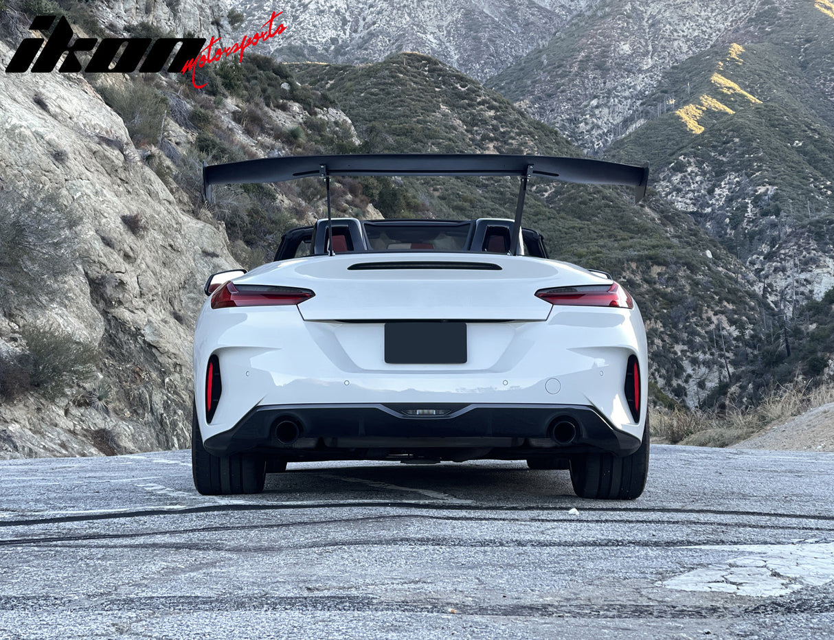 Universal 65'' GT Trunk Spoiler V1 Brackets V4D Legs + V4A Plates ABS