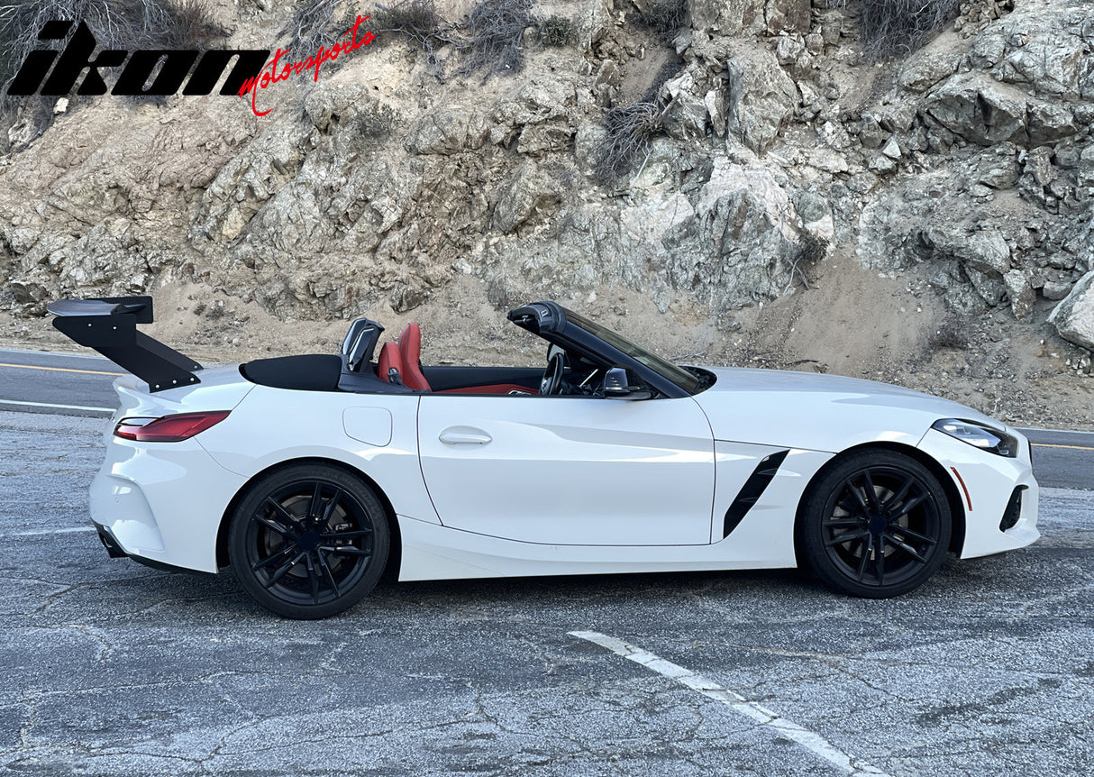 Universal 65'' GT Trunk Spoiler V1 Brackets V4D Legs + V4A Plates ABS