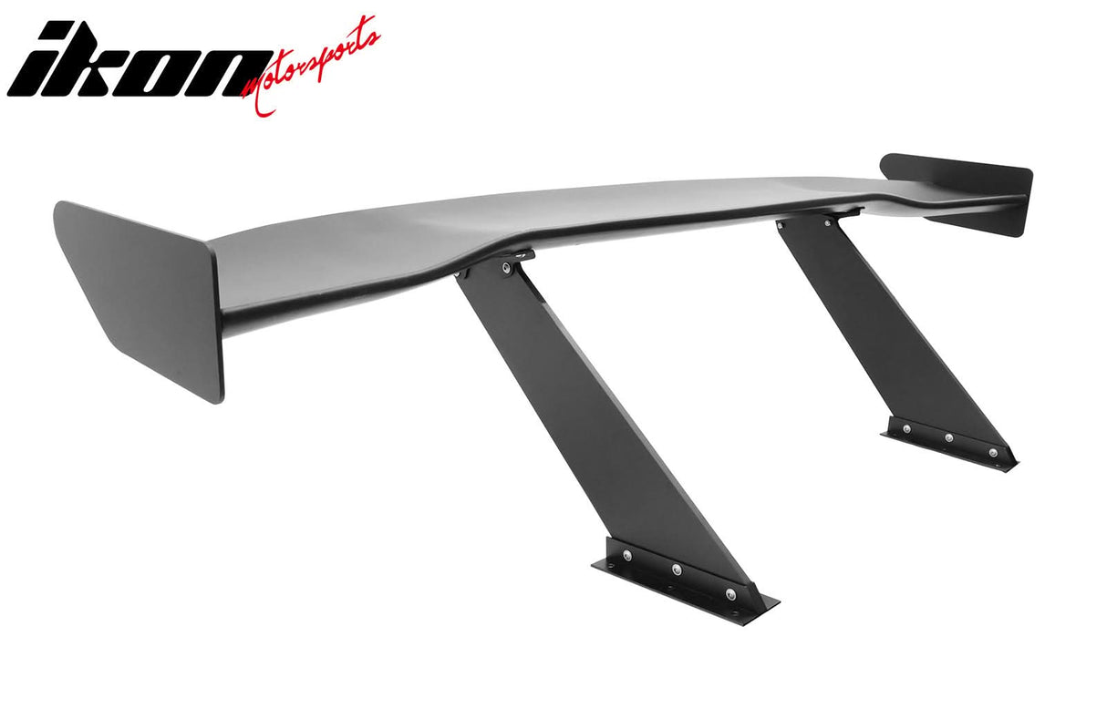 Universal 57'' GT Trunk Spoiler V1 Brackets V4D Legs + V4A Plates ABS