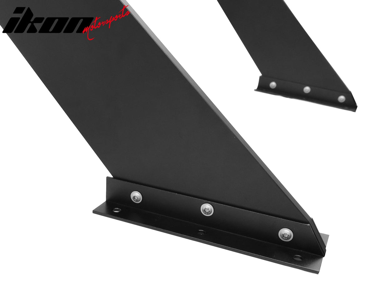 Universal 65'' GT Trunk Spoiler V1 Brackets V4D Legs + V4A Plates ABS