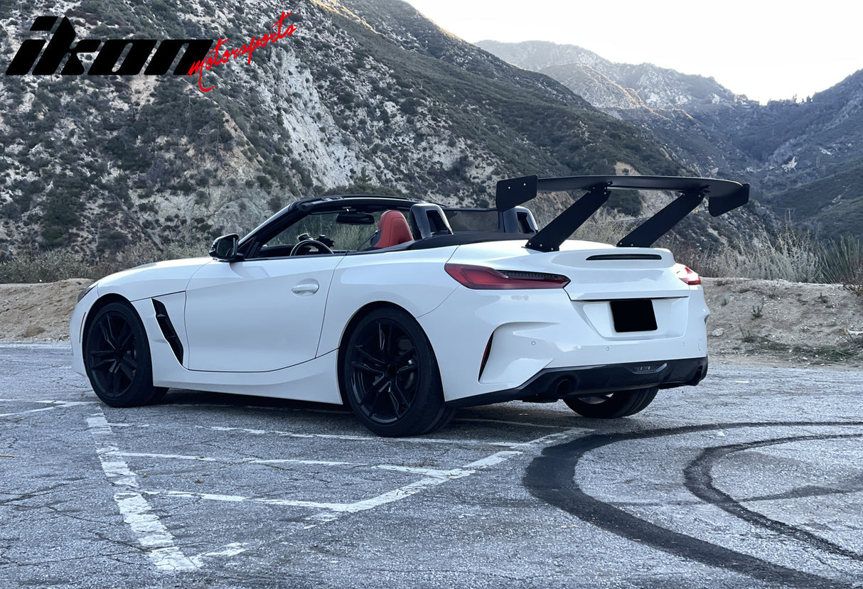 Universal 57'' GT Trunk Spoiler V1 Brackets V4D Legs + V4C Plates ABS