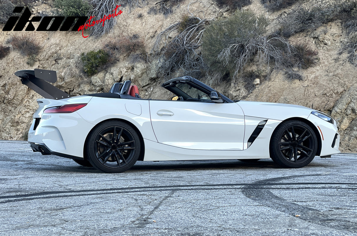 Universal 65'' GT Trunk Spoiler V1 Brackets V4D Legs + V4C Plates ABS