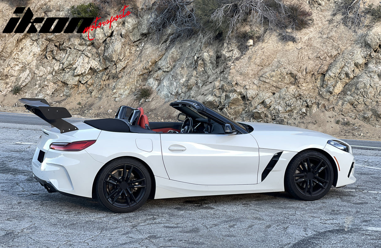 Universal 57'' GT Trunk Spoiler V1 Brackets V4D Legs + Side Plates ABS