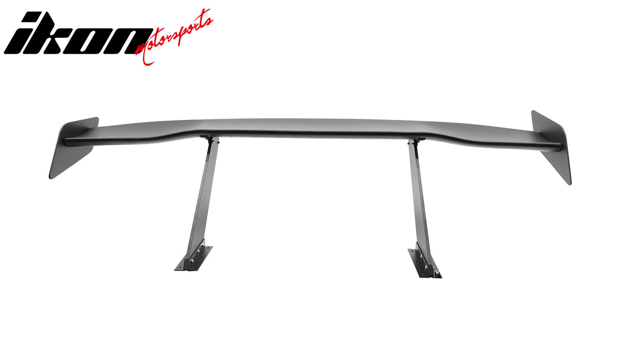 Universal 57'' GT Trunk Spoiler V1 Brackets V4D Legs + Side Plates ABS