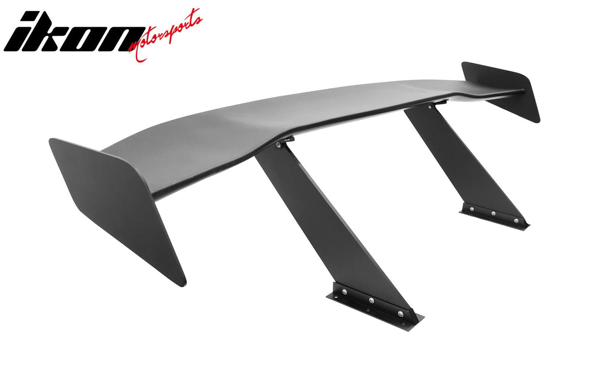 Universal 65'' GT Trunk Spoiler V1 Brackets V4D Legs + Side Plates ABS