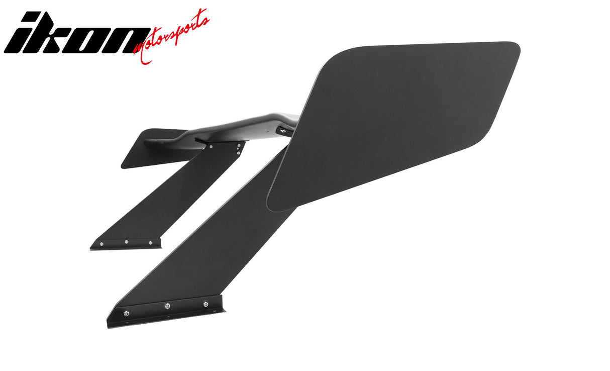 Universal 57'' GT Trunk Spoiler V1 Brackets V4D Legs + Side Plates ABS