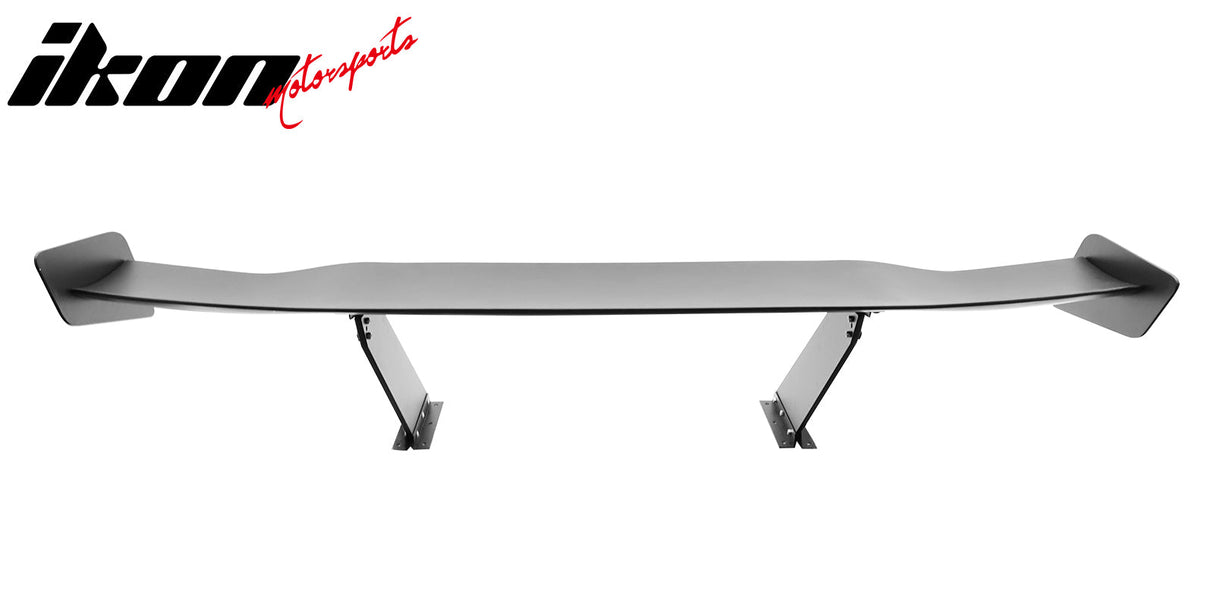 Universal 57'' GT Trunk Spoiler V1 Brackets V4D Legs + Side Plates ABS