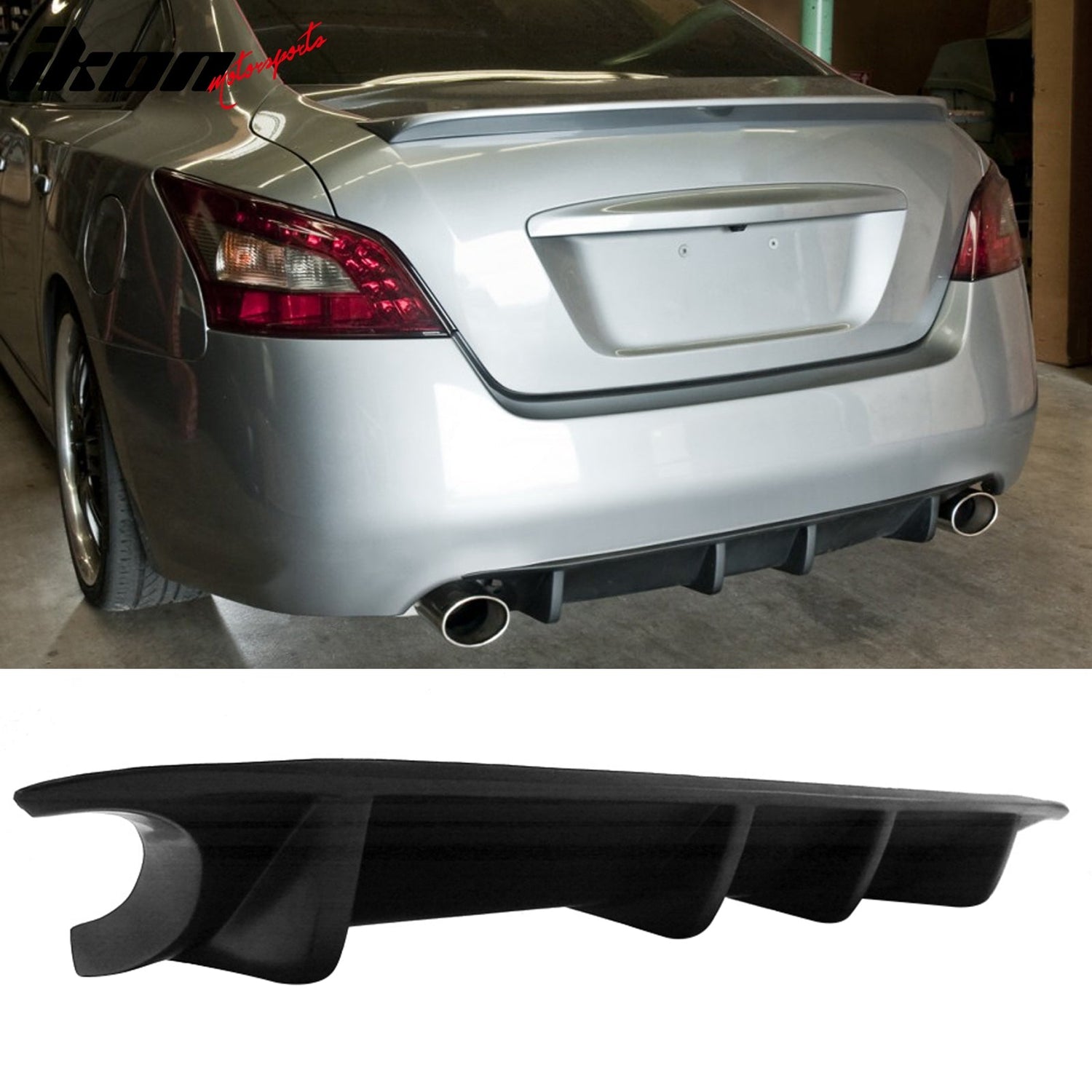 2009-2015 Nissan Maxima Rear Diffuser & Front Lip MDP Style Unpainted