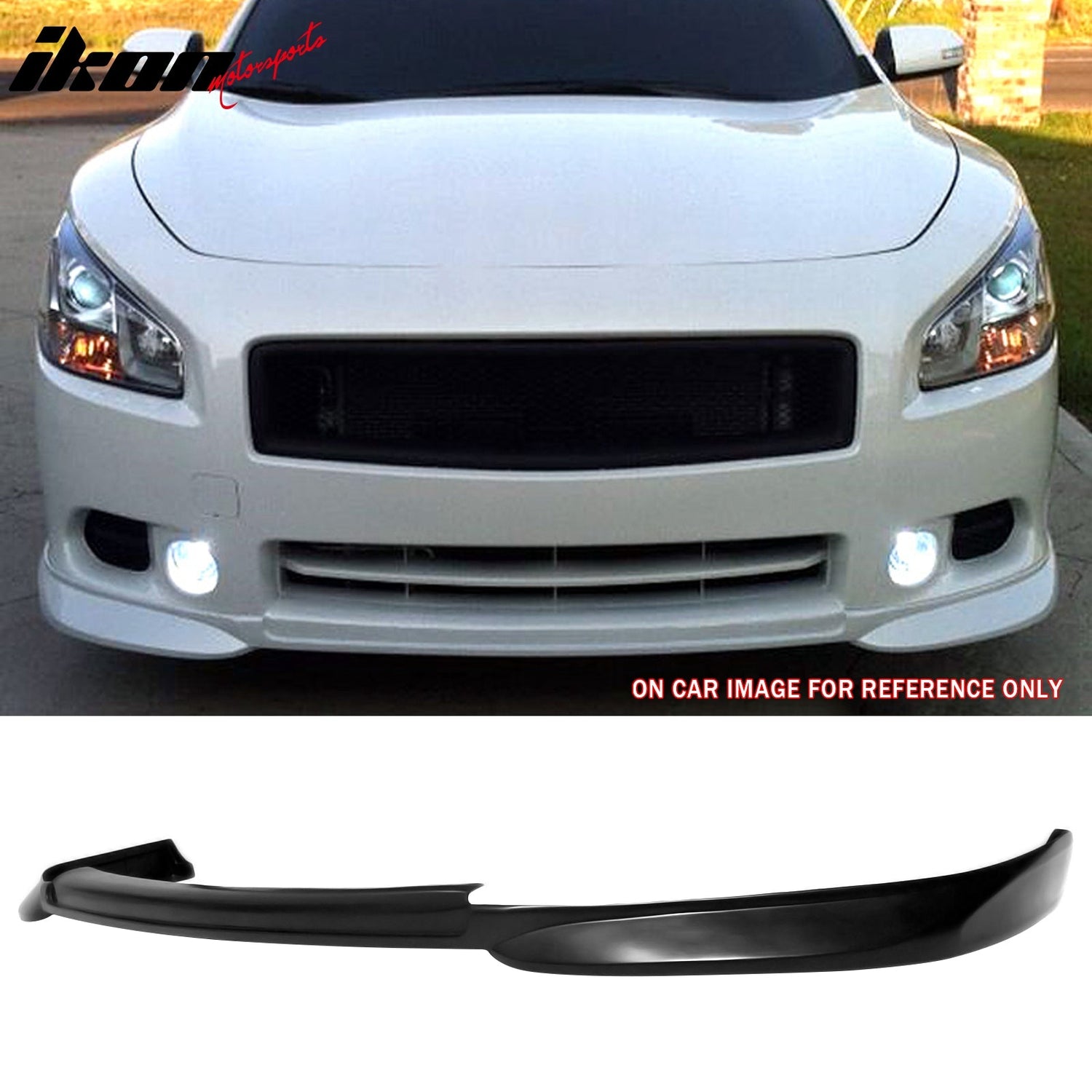 Rear Diffuser & Front Lip For 2009-2015 Nissan Maxima VIP Style Black