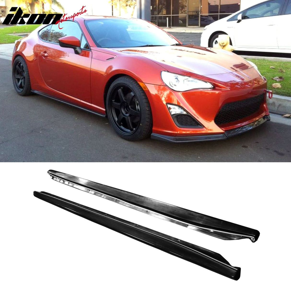 Side Skirts & Front Lip For 2013-2016 Scion FR-S GR Style PU Unpainted