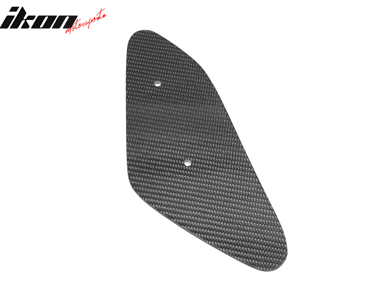 56"Inch GT Style Trunk Spoiler V1 Side Plates V5 Legs 3D Carbon Fiber