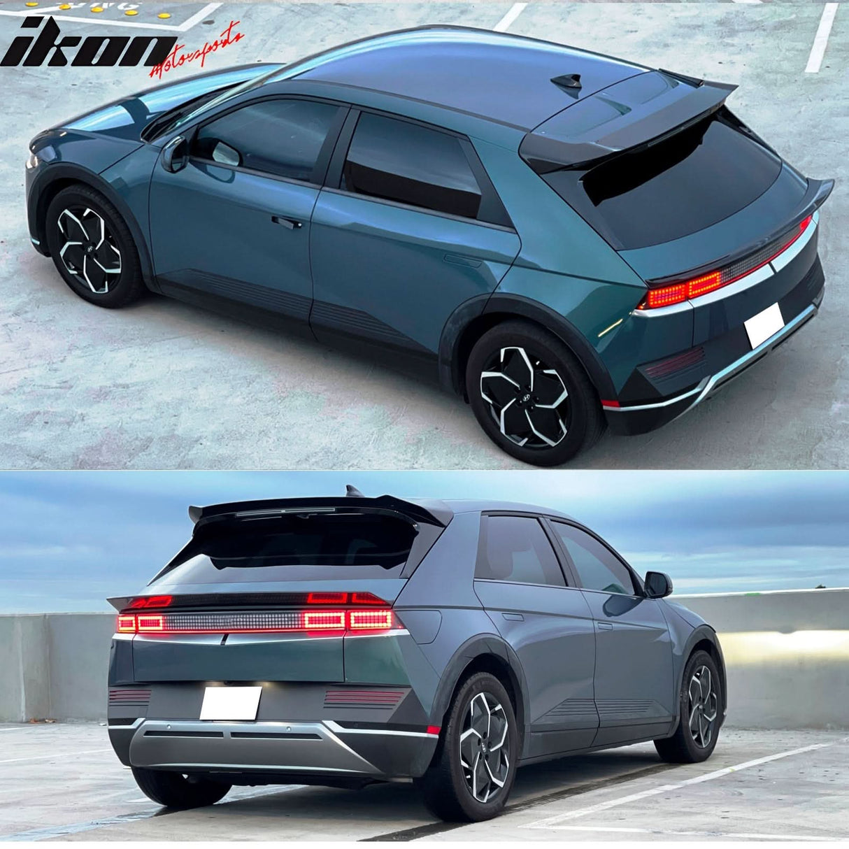 2022-2024Â Hyundai Ioniq 5 Carbon Fiber Print Trunk + Roof Spoiler ABS