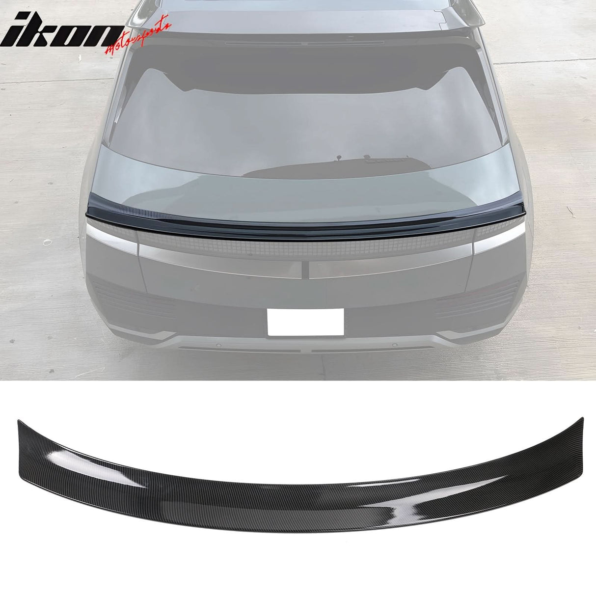 2022-2024Â Hyundai Ioniq 5 Carbon Fiber Print Trunk + Roof Spoiler ABS