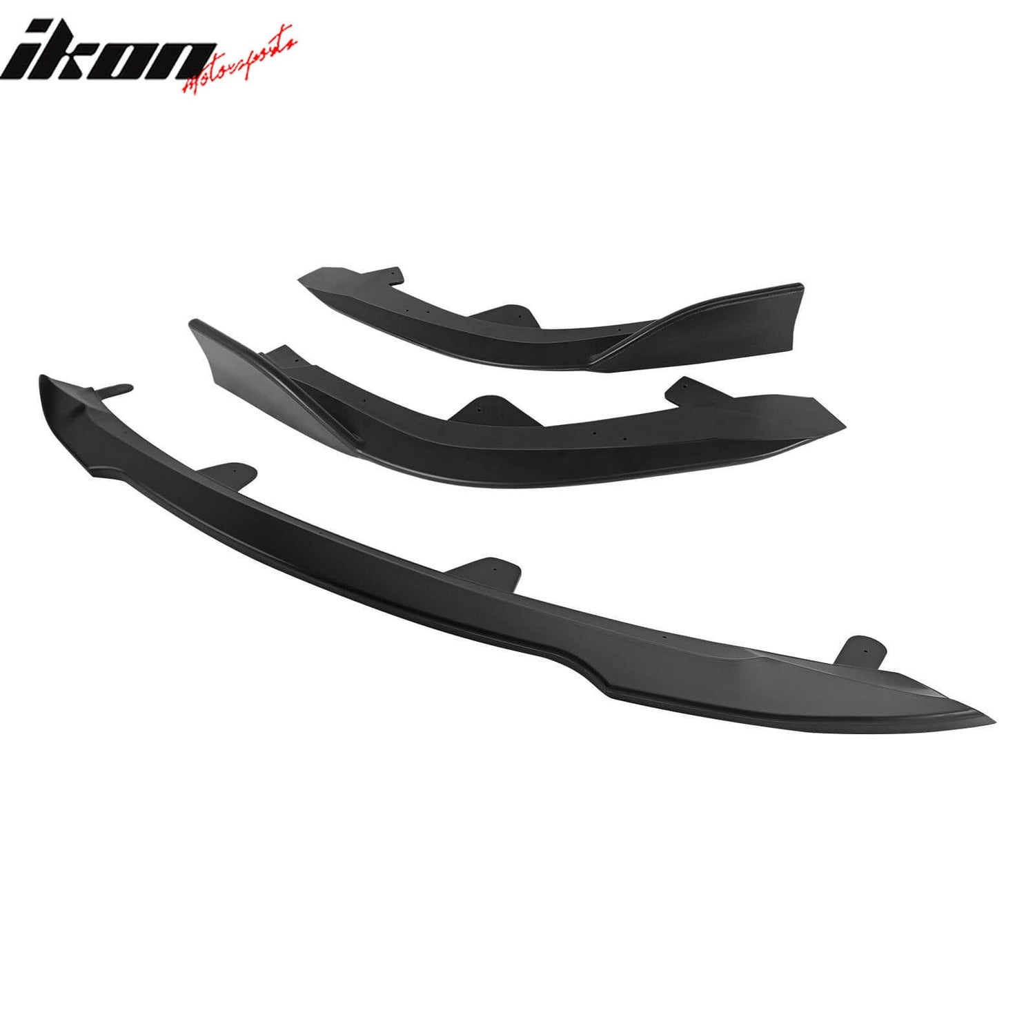 2022-2025 Toyota Corolla Auris 5-Door Matte Black 3PC Front Bumper Lip