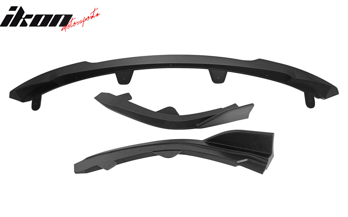 2022-2025 Toyota Corolla Auris 5-Door Matte Black 3PC Front Bumper Lip