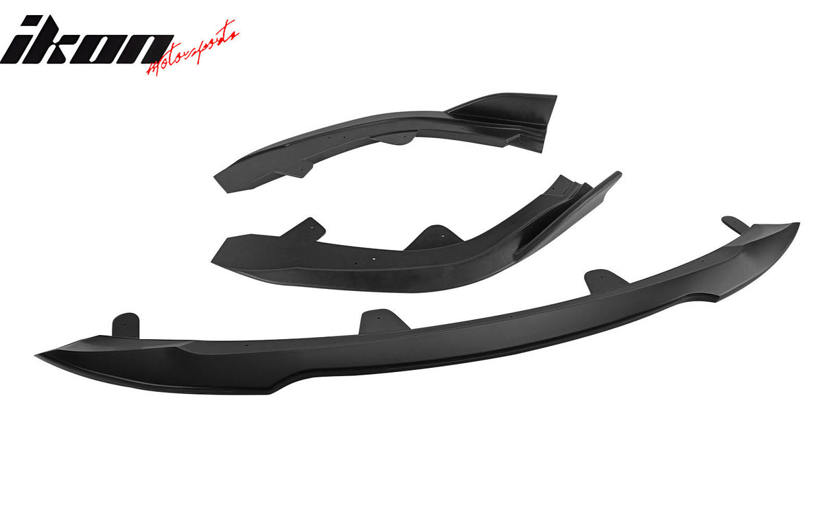 2022-2025 Toyota Corolla Auris 5-Door Matte Black 3PC Front Bumper Lip