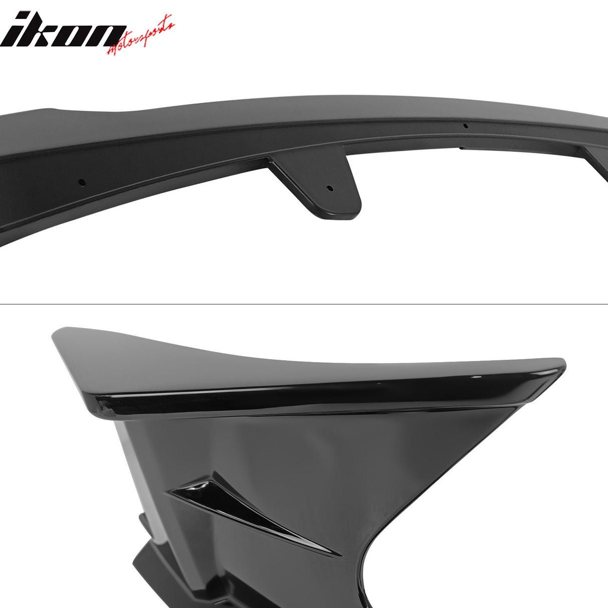 2022-2023 Toyota Corolla Gloss Black Front Bumper Lip + Side Canards