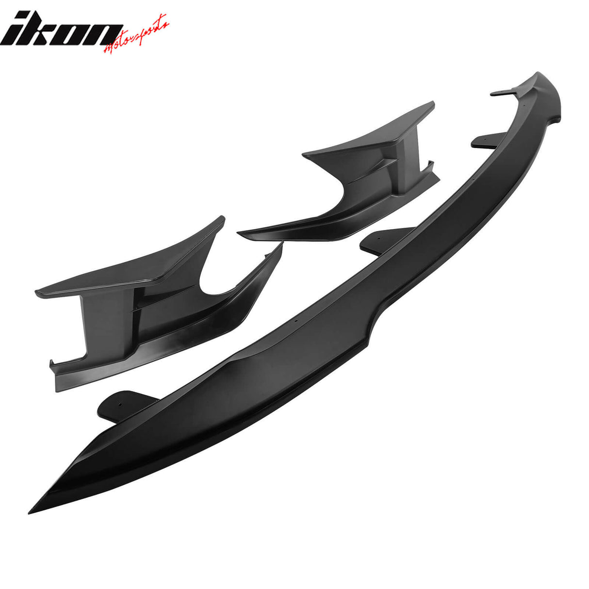 2022-2023 Toyota Corolla Matte Black Front Bumper Lip + Side Canards