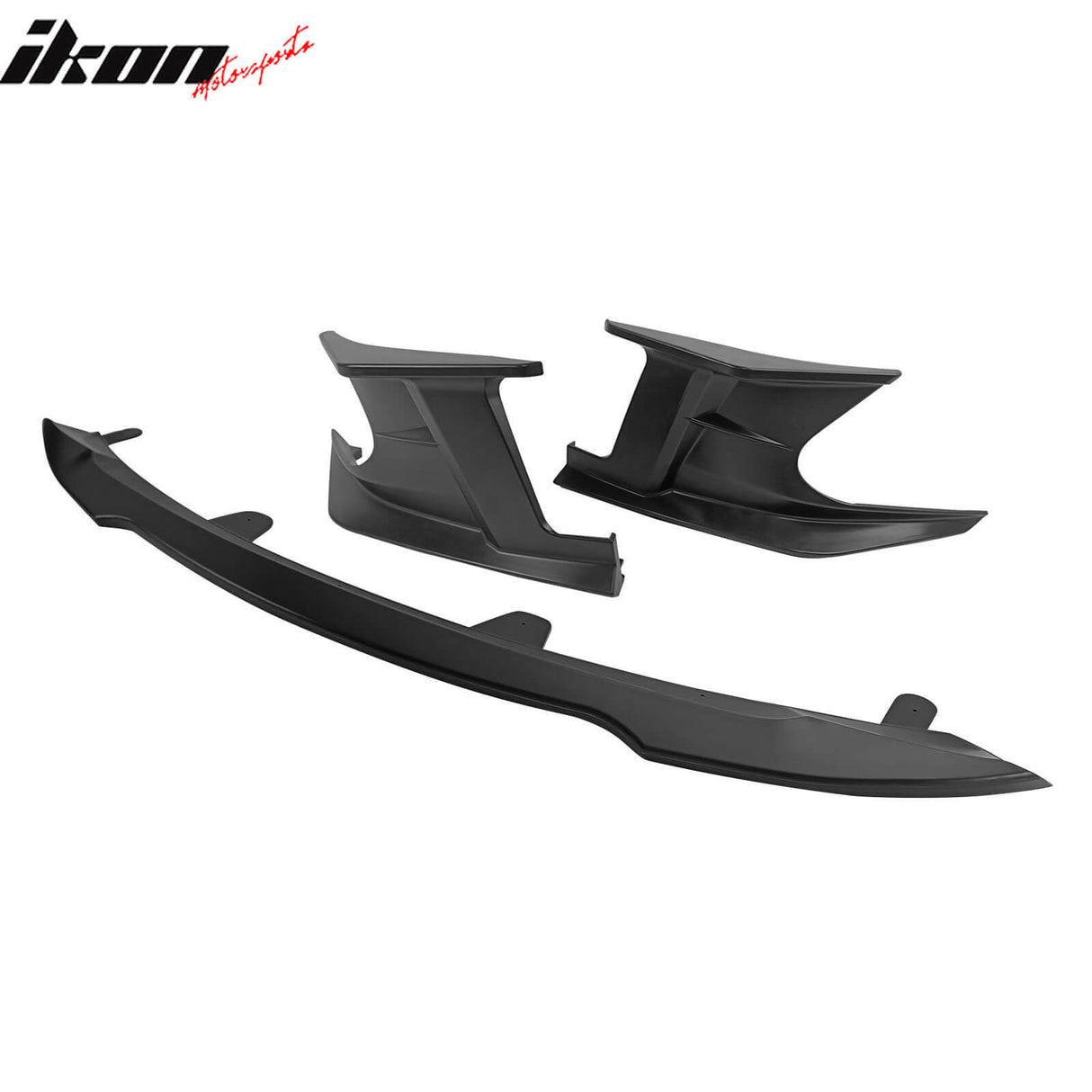 2022-2023 Toyota Corolla Matte Black Front Bumper Lip + Side Canards