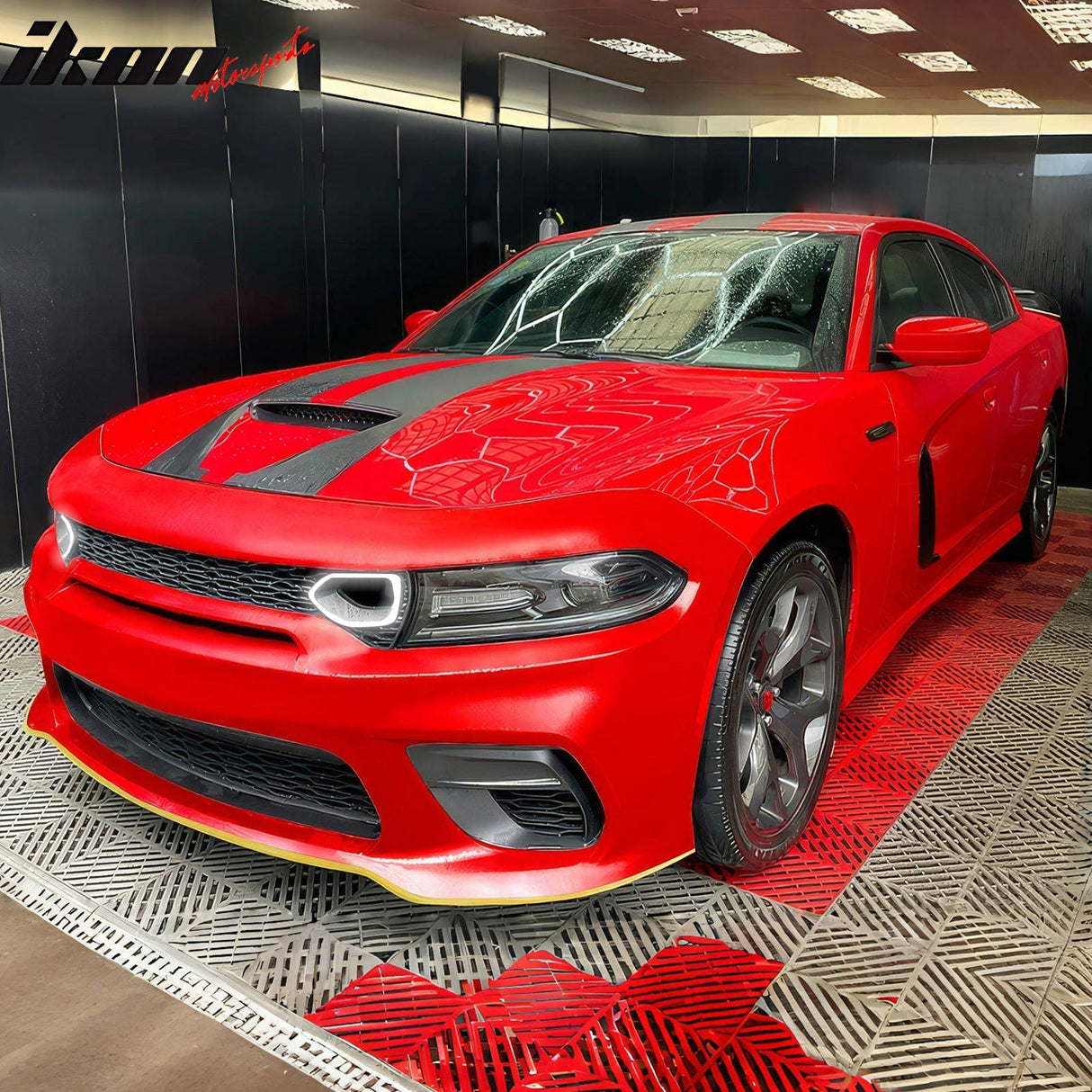 2015-2023 Dodge Charger Widebody SRT Bumper Cover Yellow Lip PP