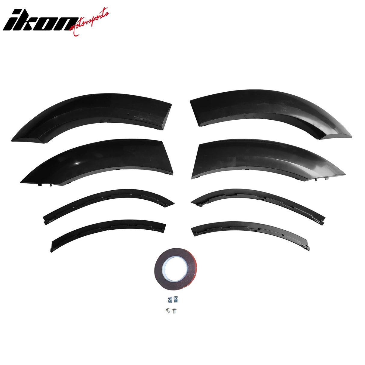 2015-2023 Dodge Charger IKON Matte Black Front Rear Bumper Covers PP