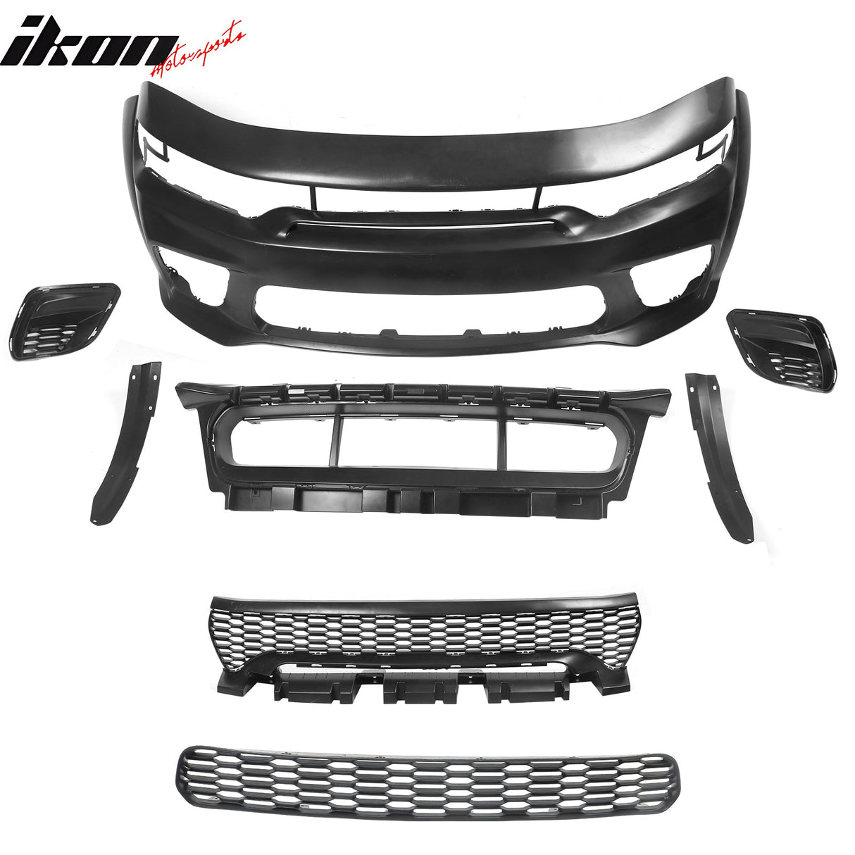 2020-2023 Dodge Charger Front Bumper Cover Widebody W/ Grilles PP