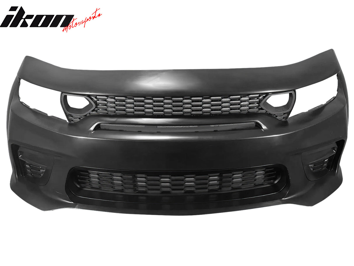 2020-2023 Dodge Charger Widebody Front Bumper Cover W/ SRT Grilles PP