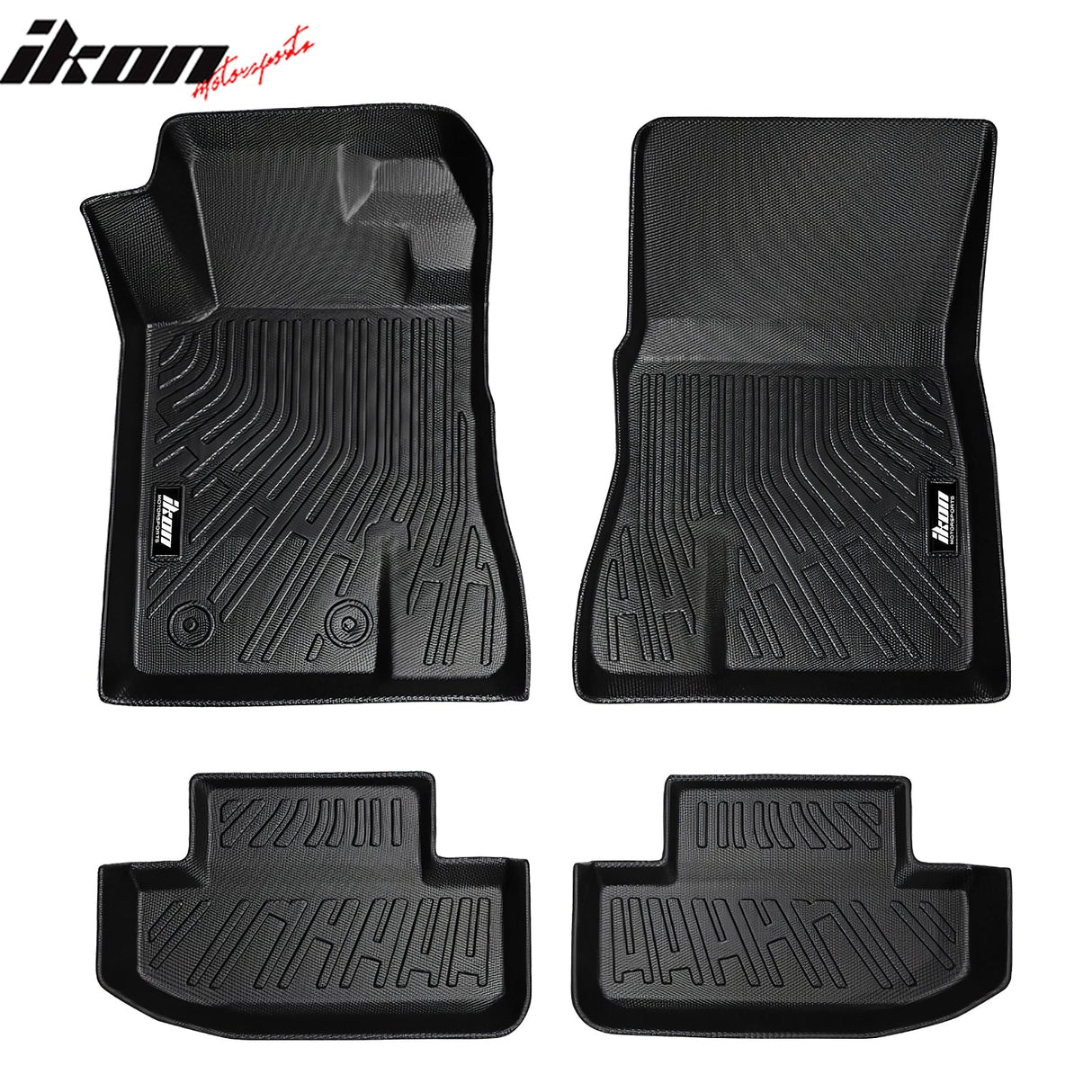2015-2023 Ford Mustang 3D Floor Mats All Weather Trunk Carpets TPE