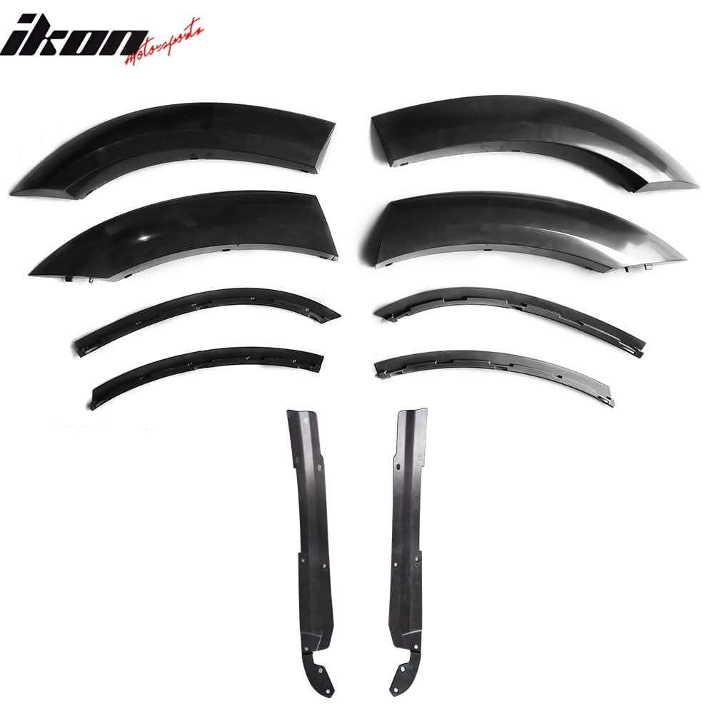 2015-2023 Dodge Charger IKON Matte Black Rear Bumper Cover Diffuer PP