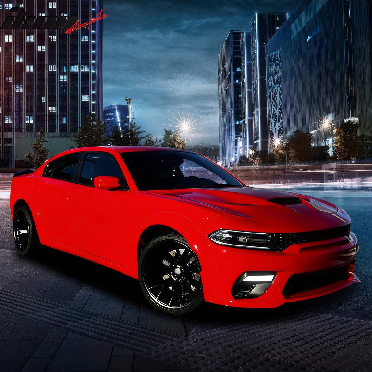 2015-2023 Dodge Charger Widebody Whole Bumper Kits Diffuser LED PP