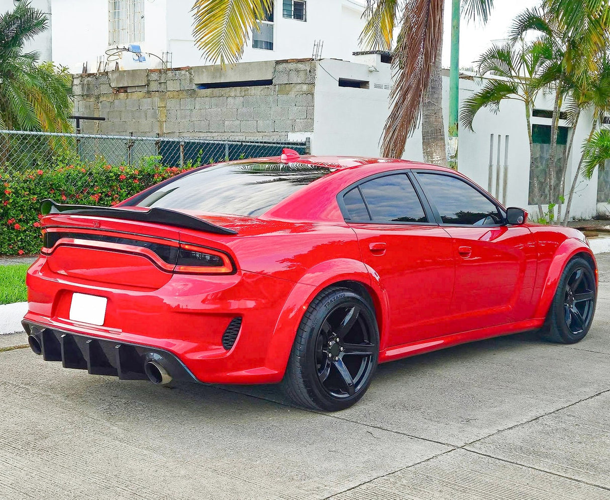 2015-2023 Dodge Charger Widebody Whole Bumper Kits Diffuser LED PP