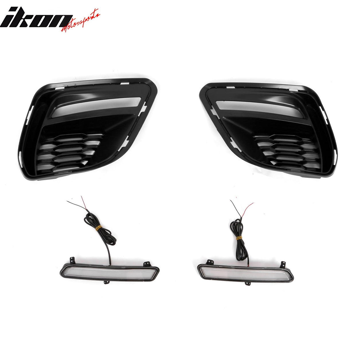 2015-2023 Dodge Charger Widebody SRT Black Front Bumper W/LED Light PP