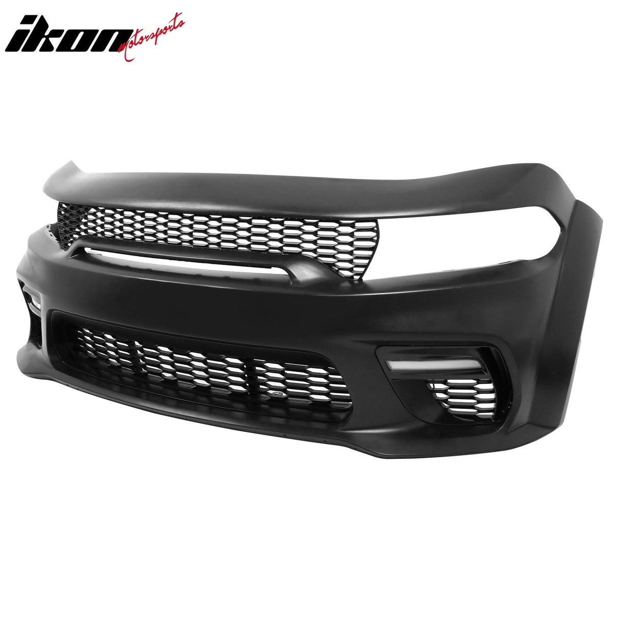 2015-2023 Dodge Charger Front Bumper Cover Grill LED Widebody Black P