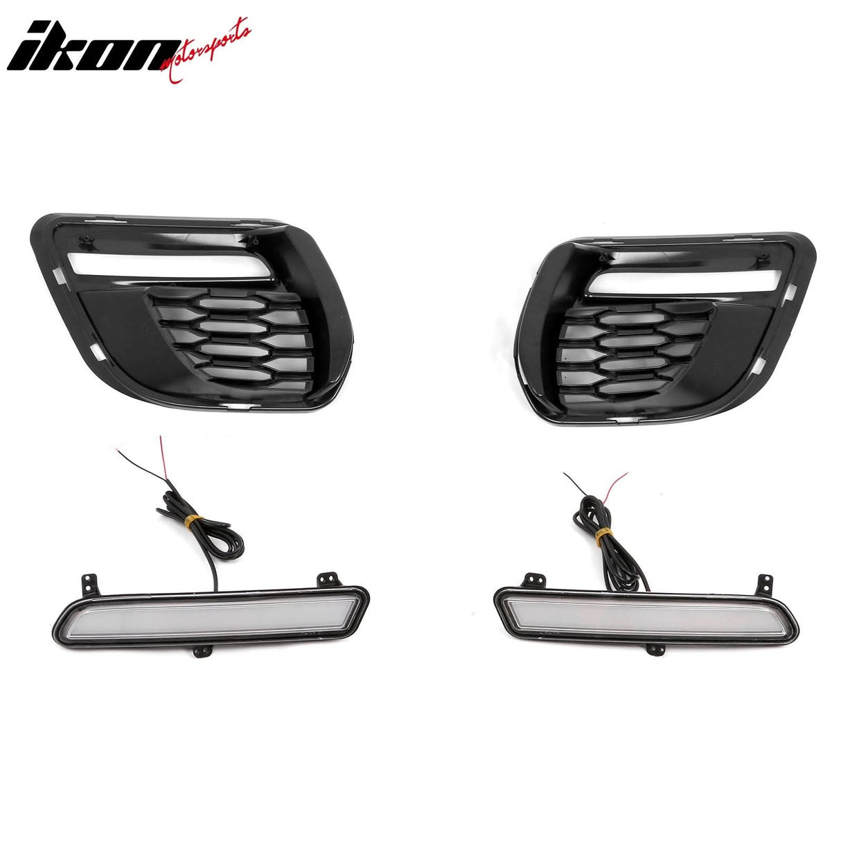 2015-2023 Dodge Charger Front Bumper Cover Grill LED Widebody Black P