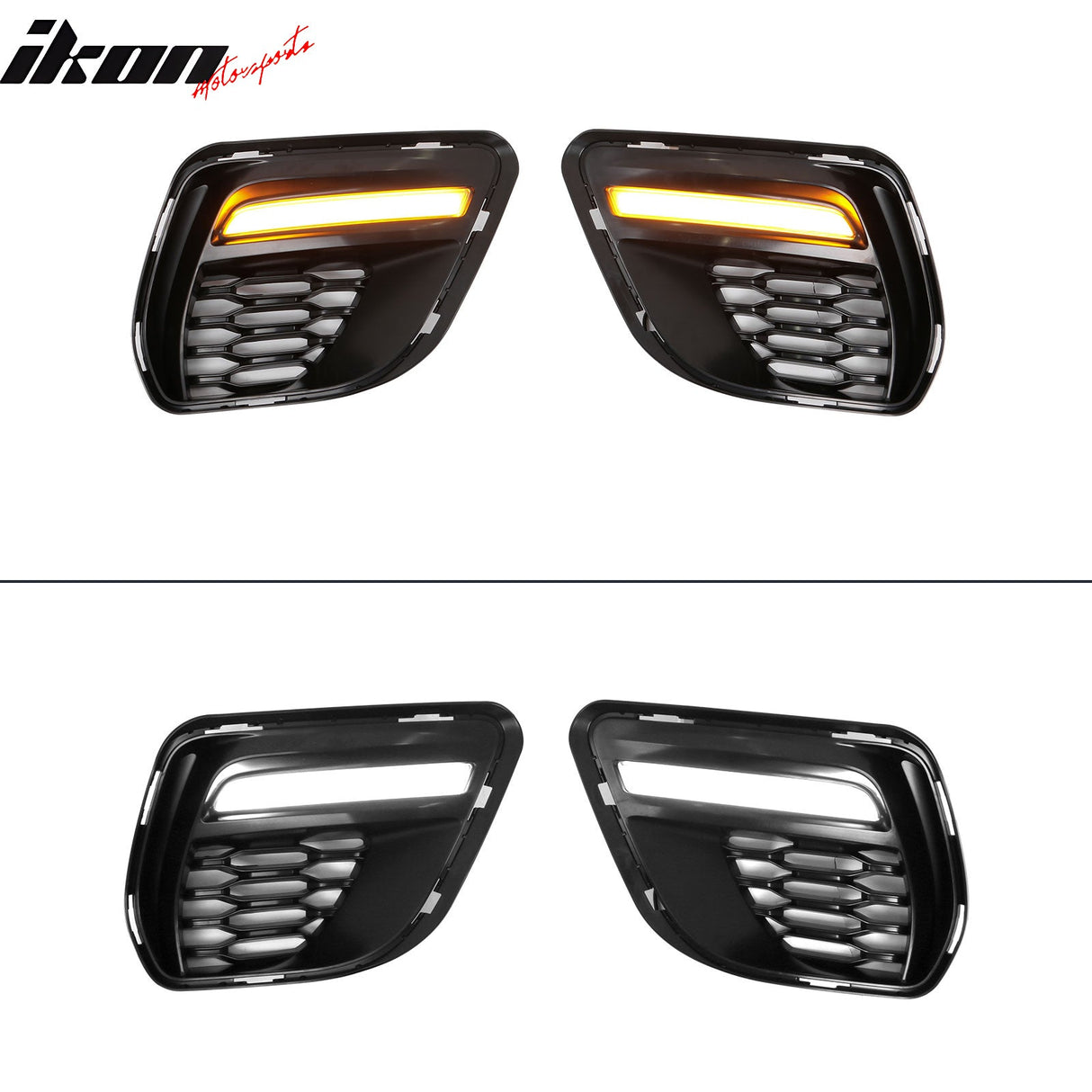 2015-2023 Dodge Charger Widebody SRT LED Front Bumper Matte Black Lip