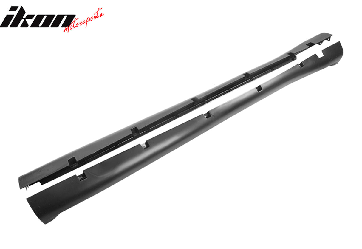 2015-2023 Charger IKON Matte Black Front Rear Bumper Covers LED PP