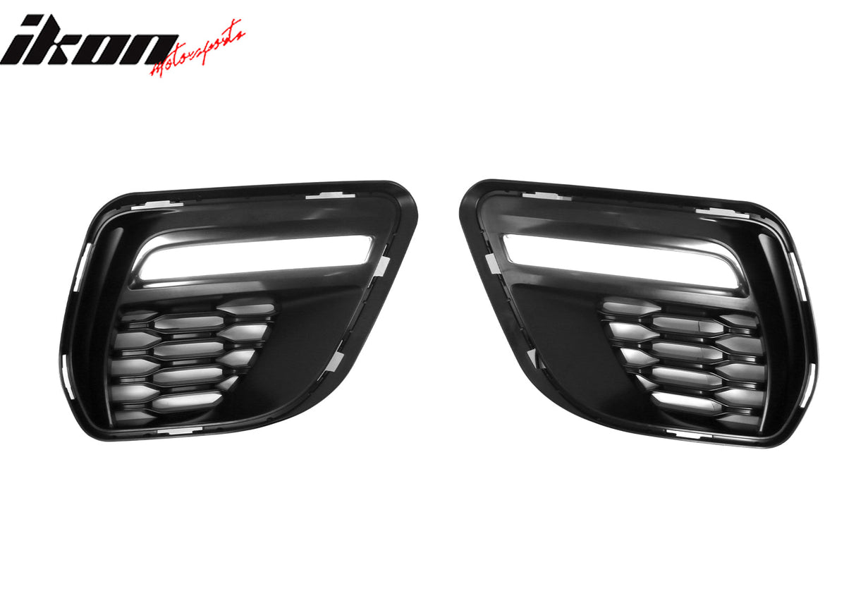 2015-2023 Charger IKON Gloss Black Front Rear Bumper Covers LED PP
