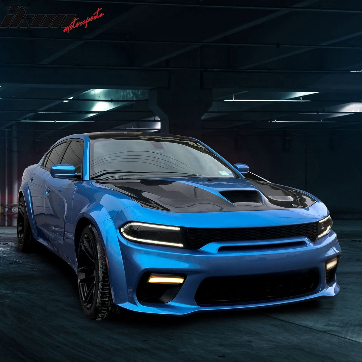 2020-2023 Dodge Charger Widebody Bumper Cover W/ SRT Grilles LED PP