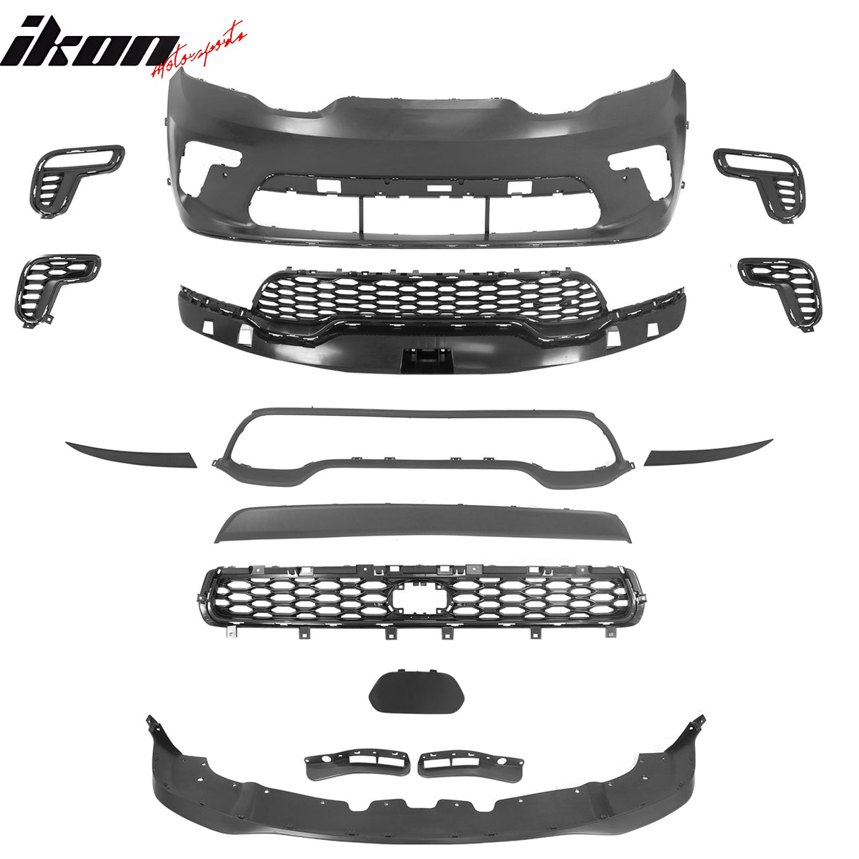 2021-24 Dodge Durango Front Bumper Cover 21+ Hellcat Style Conversion