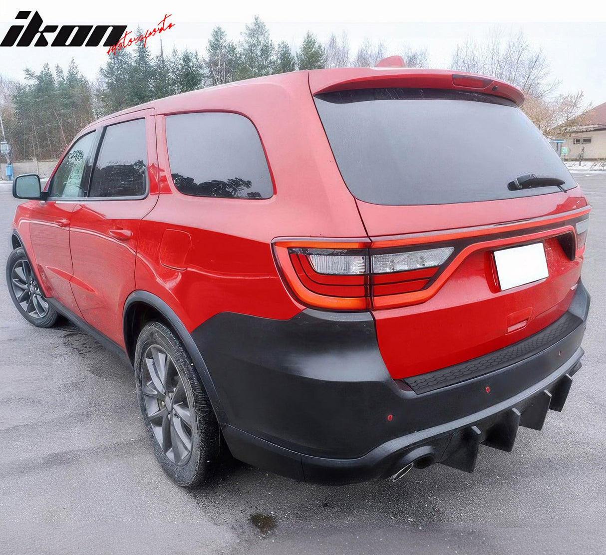 2021-2024 Dodge Durango Rear Bumper Cover Hellcat Style V1 Diffuser