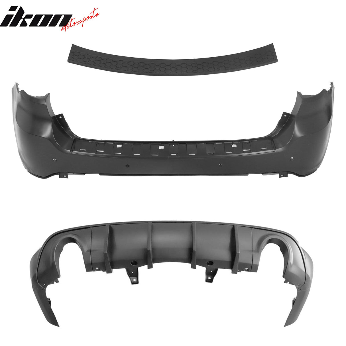 2021-2024 Dodge Durango Rear Bumper Cover Hellcat Style V1 Diffuser