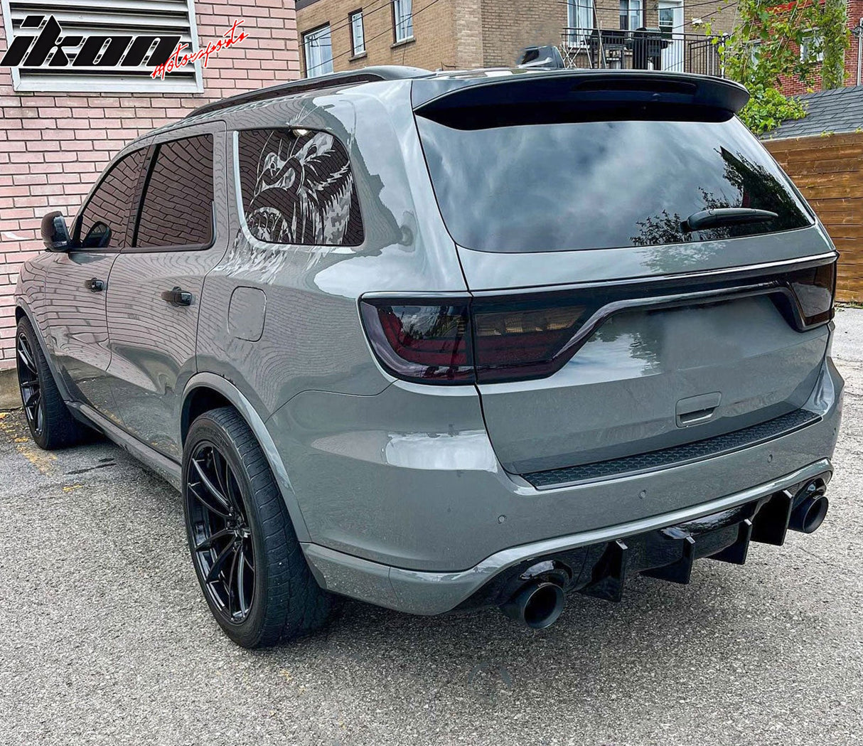 2021-2024 Dodge Durango Rear Bumper Cover Hellcat Style V2 Diffuser