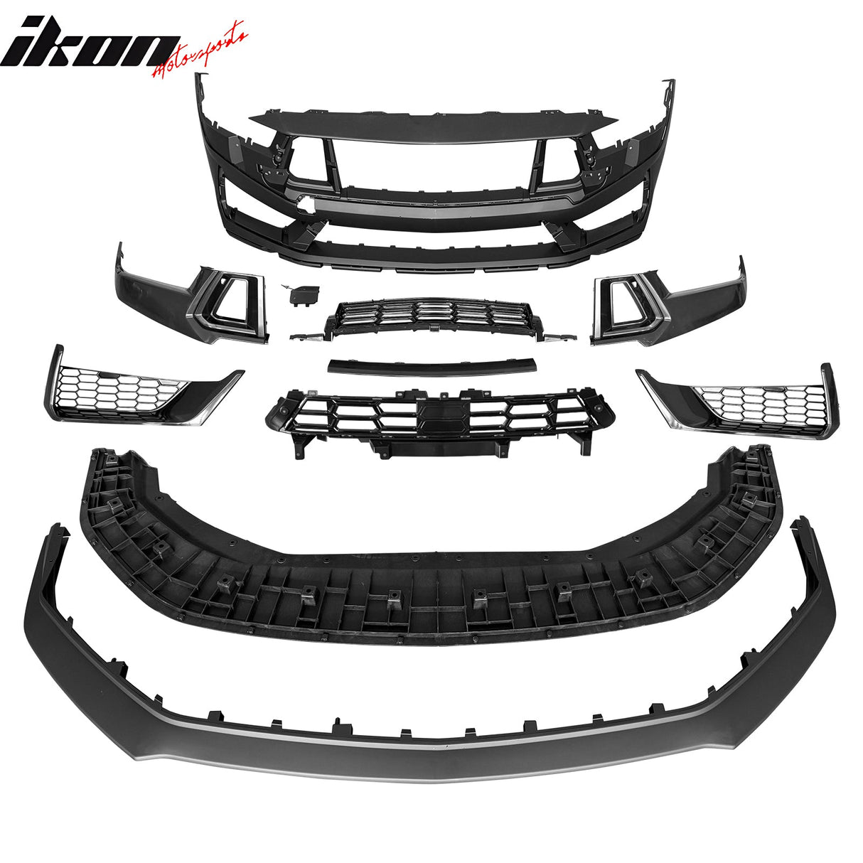 2024-2025 Ford Mustang Dark Horse Style Front Bumper Conversion Kit PP