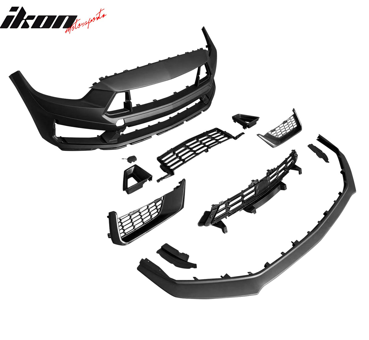 2015-2017 Ford Mustang Dark Horse Style Front Bumper Conversion Kit PP