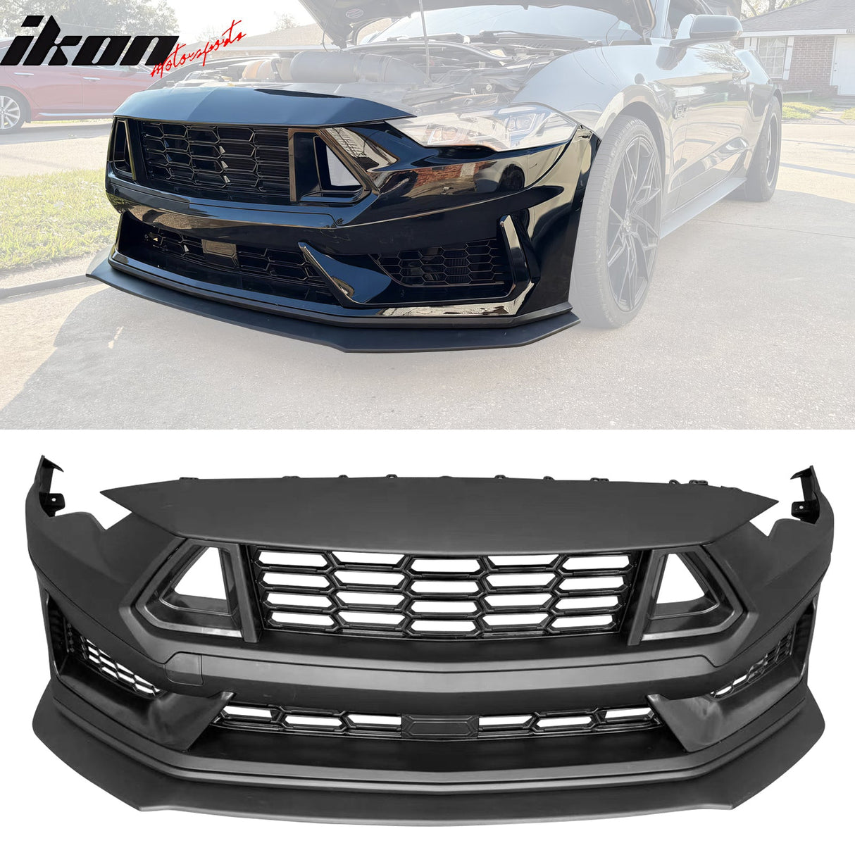 2018-2023 Ford Mustang Dark Horse Style Front Bumper Conversion Kit PP