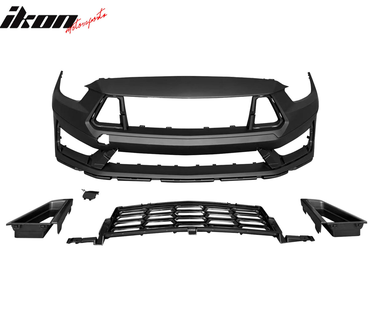 2015-2017 Ford Mustang Dark Horse Style Front Bumper Cover Headlight