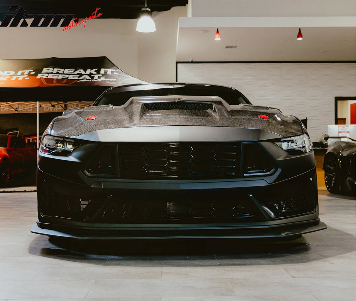 2018-2023 Ford Mustang Dark Horse Front Bumper Cover Kit Headlights PP