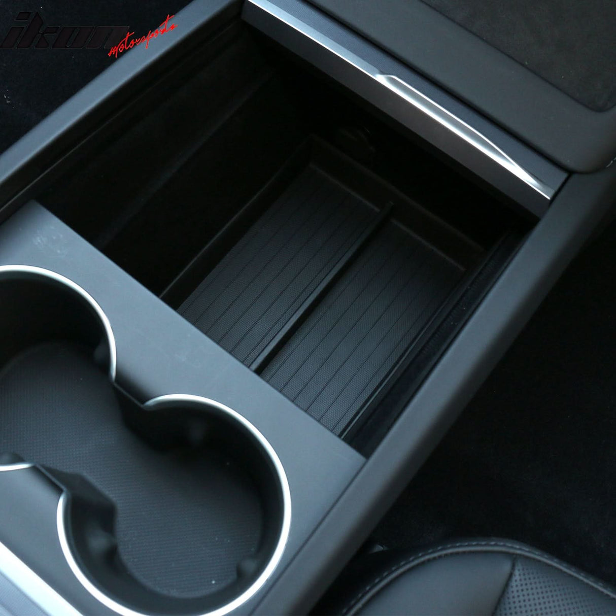 2024-2025 Tesla Model 3 Lower + Upper Center Armrest Storage Box TPE