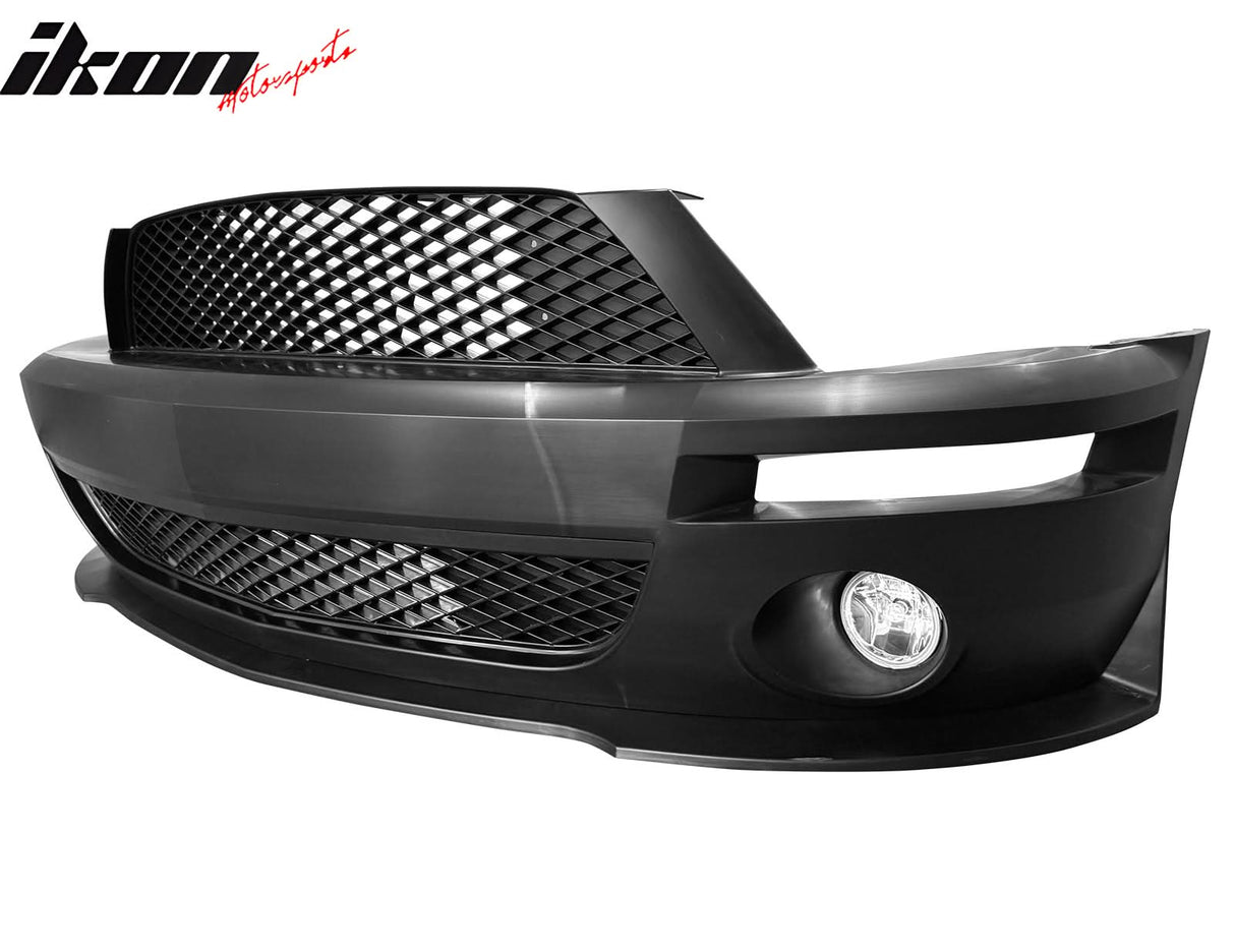 2005-2009 Ford Mustang V6 Base GT GT500 Style Front Bumper Cover PP