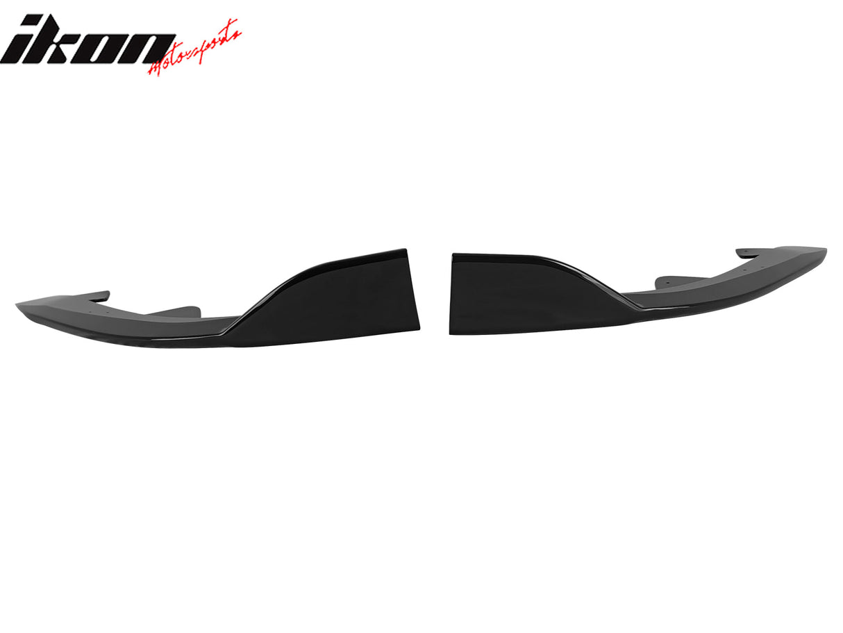 2019-2025 Toyota Corolla Gloss Black Front Splitters + Side Canards